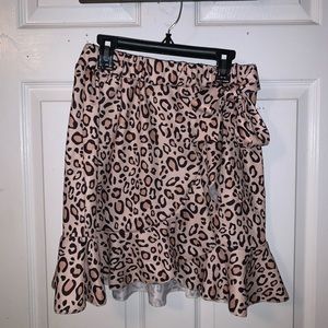 Leopard Print Skirt